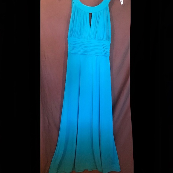 Turquoise Special Occasion Dress - Picture 1 of 4